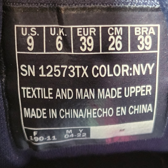 Skechers Lite-Weight Blue Athletic Trainers Sneakers Women's Shoes Size 9 - Picture 11 of 11